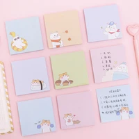 cute creative cartoon four seasons white bear sticky notes memo pad diary stationary flakes scrapbook decorative n times sticky