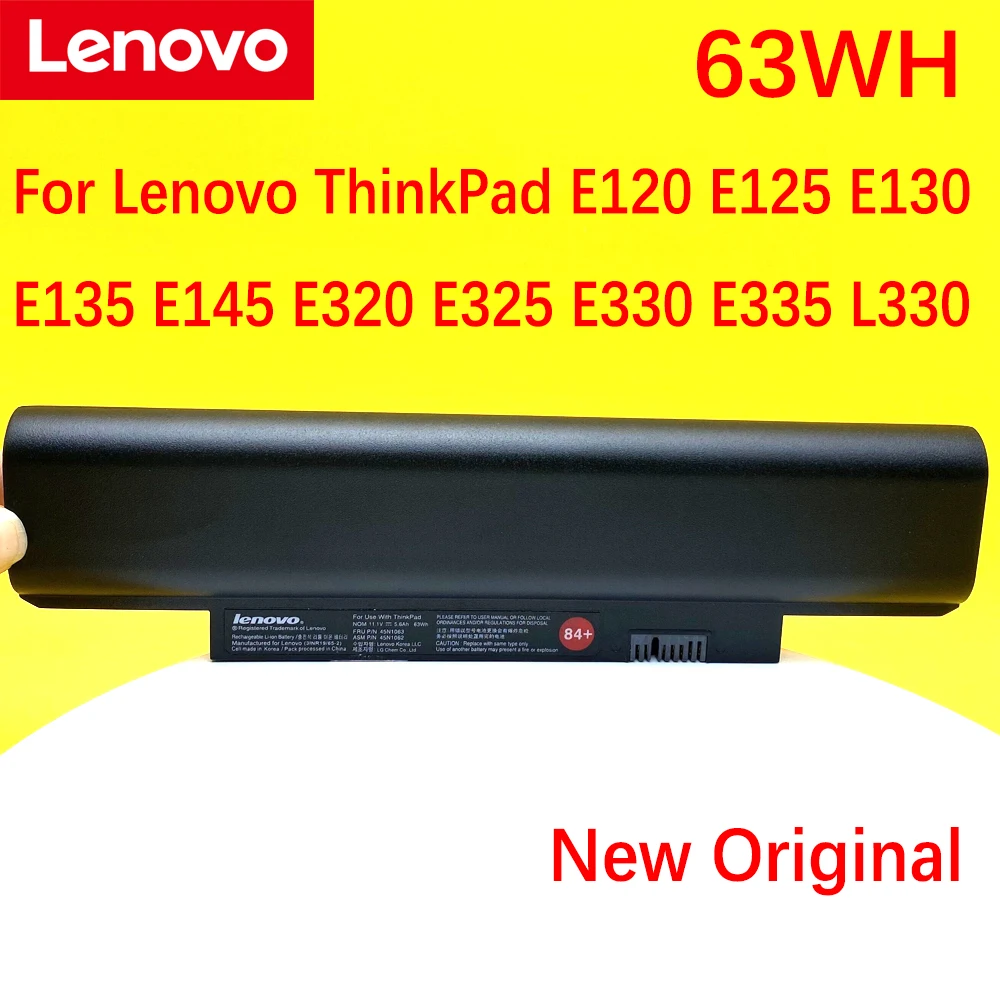 Новый оригинальный аккумулятор Lenovo ThinkPad E120 E125 E130 E135 E145 E320 E325 E330 E335 L330 45N1058 45N1059 X131E