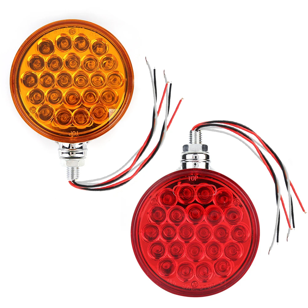 

Двусторонний светодиодный боковой маркер с креплением-гвоздиком 48 2835 SMD, светоотражающий светодиодный фонарь для большинства грузовиков, ф...