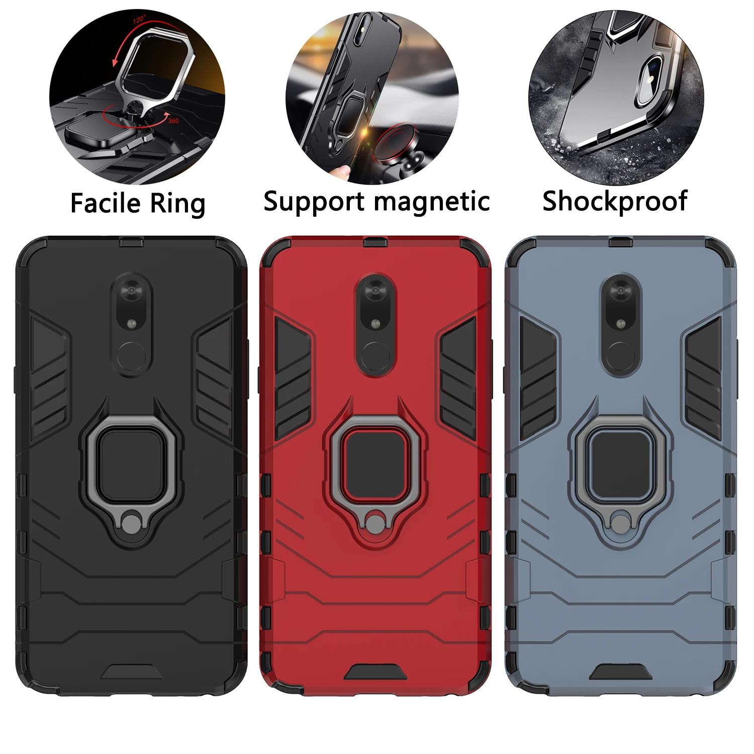 

LG Stylo 5 Armor Ring Holder phone case cover