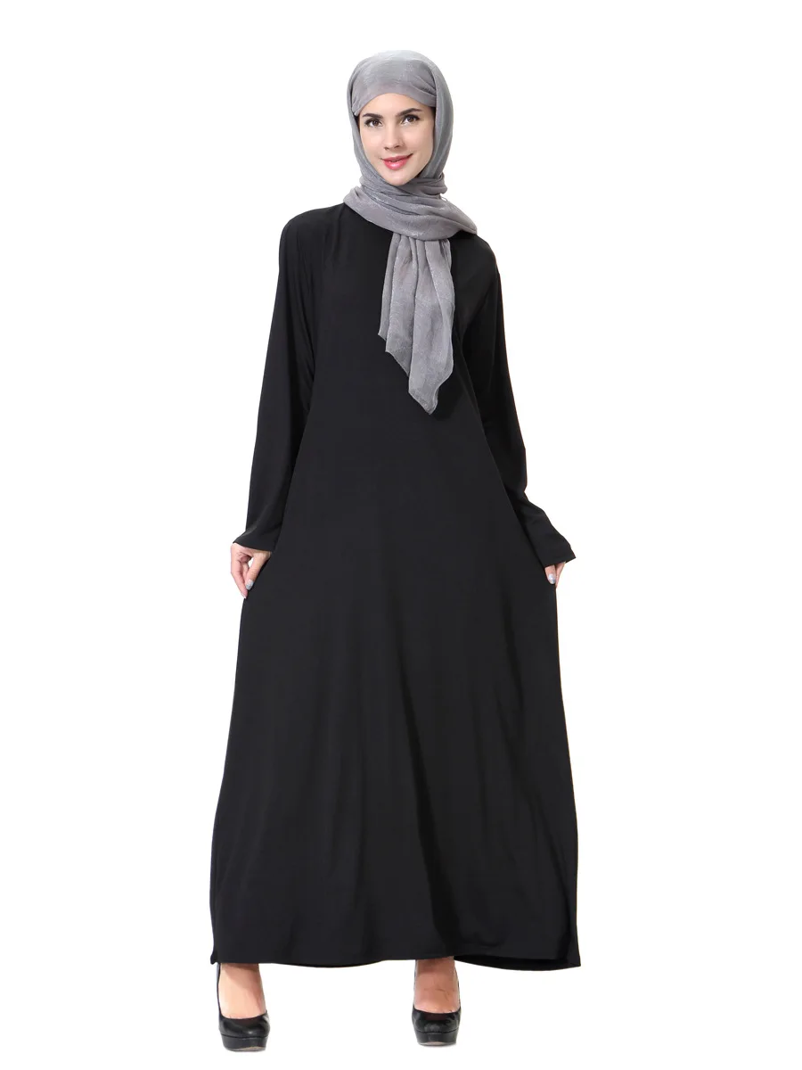 

Ramadan Muslim Abaya Dress Women Dubai Black Loose Maxi Hijab Vestidos Robe Turkey Moroccan Kaftan Tunic Prayer Islamic Clothing