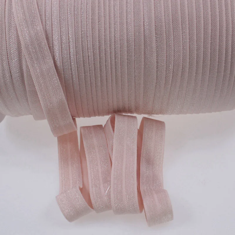 Эластичные однотонные резинки для волос 16 мм блестящие повязки платье с повязкой