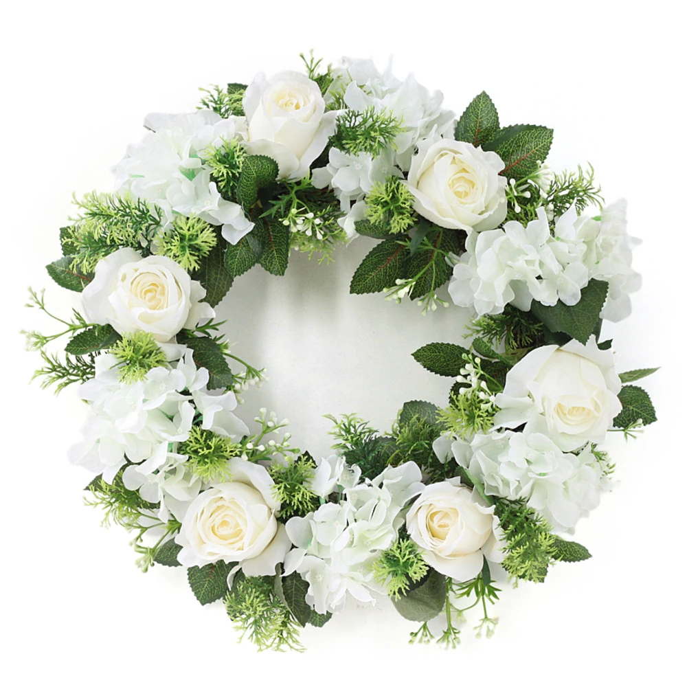 

Artificial Wreaths Floral Dcor Elegant Party Outdoor Wedding Festival Celebration Door Decoration Ornaments Simulation Garland