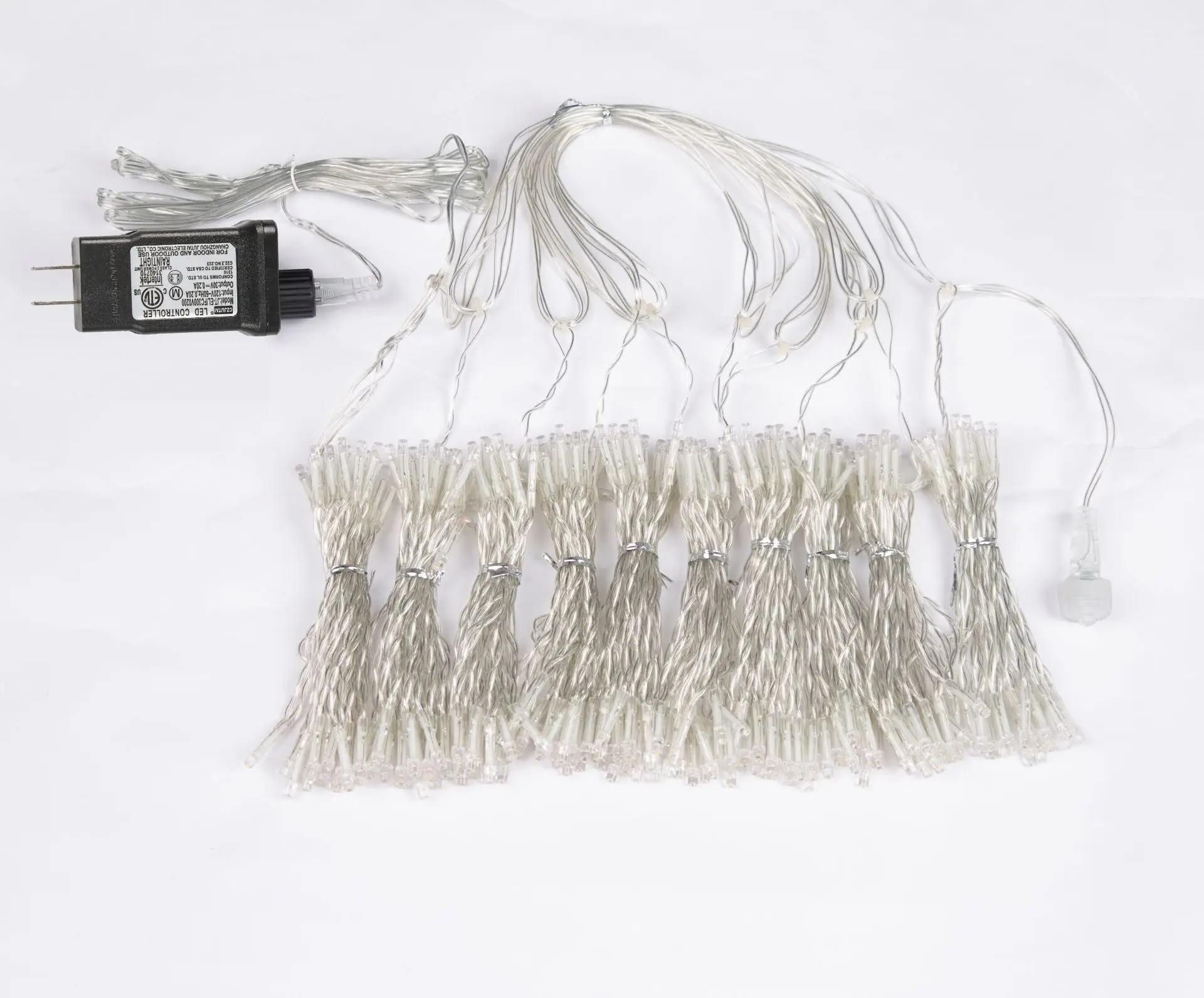 

Low-voltage LED Curtain Lamp 3*3 M 300 Lamp Ice Bar Lamp Stars Christmas Decorative Lamp Meteor Shower Atmosphere Layout Props