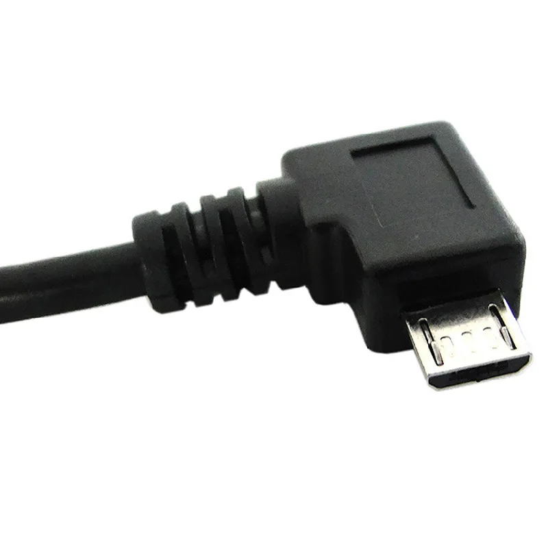 Протестированный под прямым углом Женский USB на штекер Micro USB OTG кабель адаптер для samsung LG Xiaomi Android телефон для флеш-накопителя