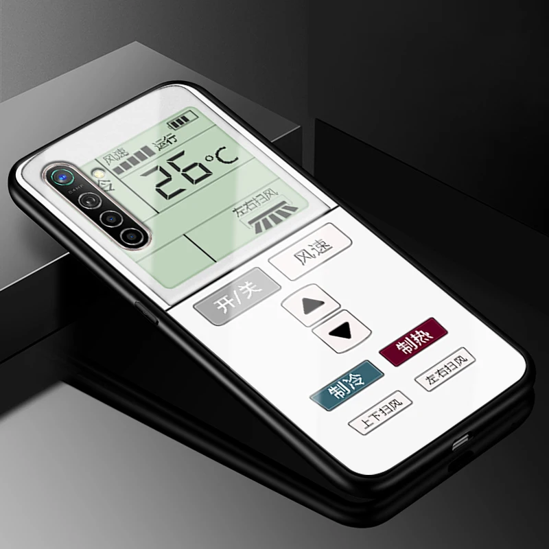 38 Для OPPO Realme X2 чехол 6,4 ''модный стеклянный Жесткий Чехол для задней панели телефона чехол s для OPPO Realme XT силиконовый бампер - Цвет: 38