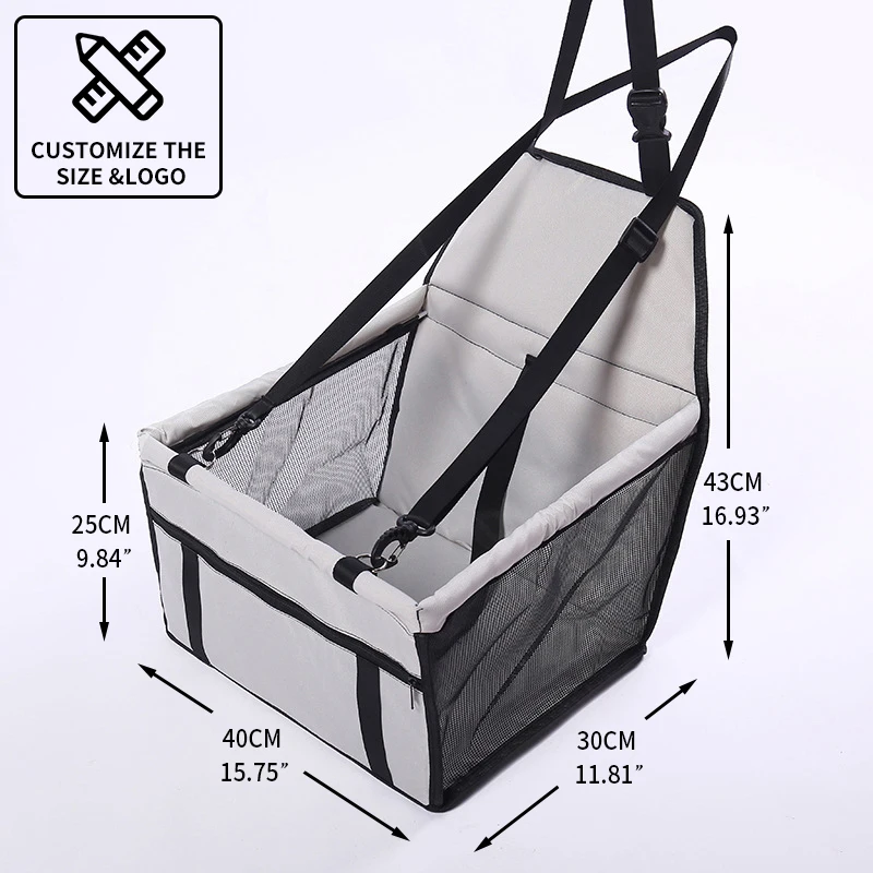 

CAWAYI KENNEL Travel Dog Car Seat Cover Folding Hammock Pet Carriers Bag Carrying For Cats Dogs transportin perro autostoel hond
