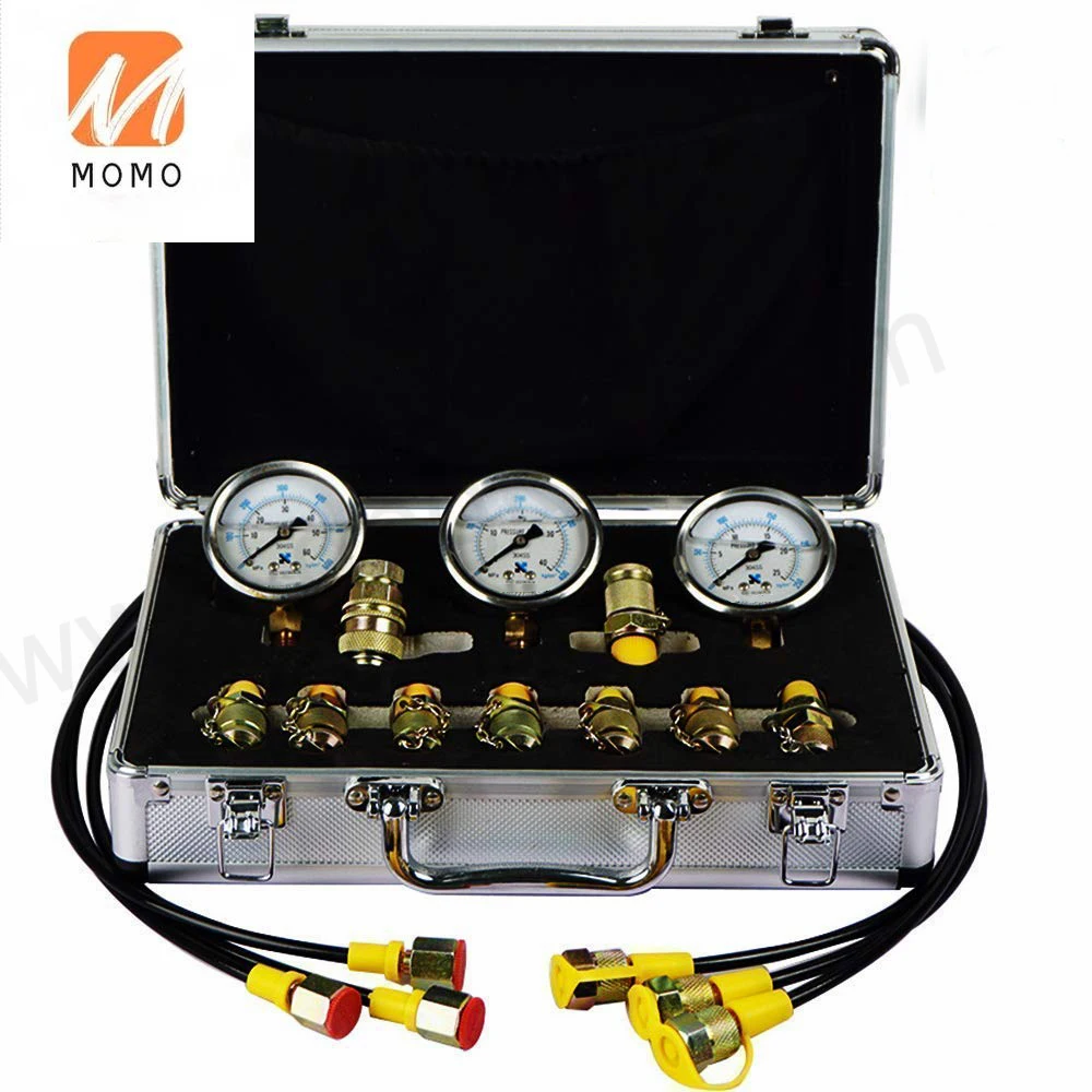 

Hydraulic Brake Pressure Gauge Silver Case for Excavators