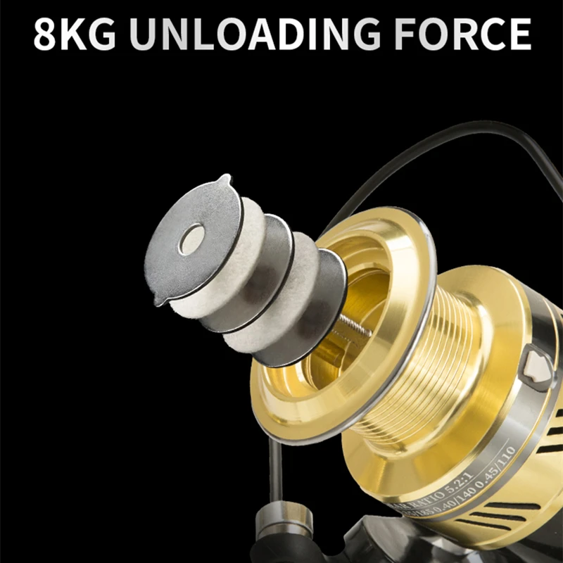 7000 серия металлическая скоба левый и правый обмен Arm Рыболовная катушка 8kg