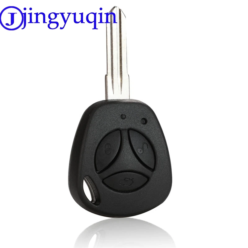 Сменный Чехол для автомобильного ключа jingyuqin с 3 кнопками Lada Uncut Auto Blank Remote Key Cover Fob