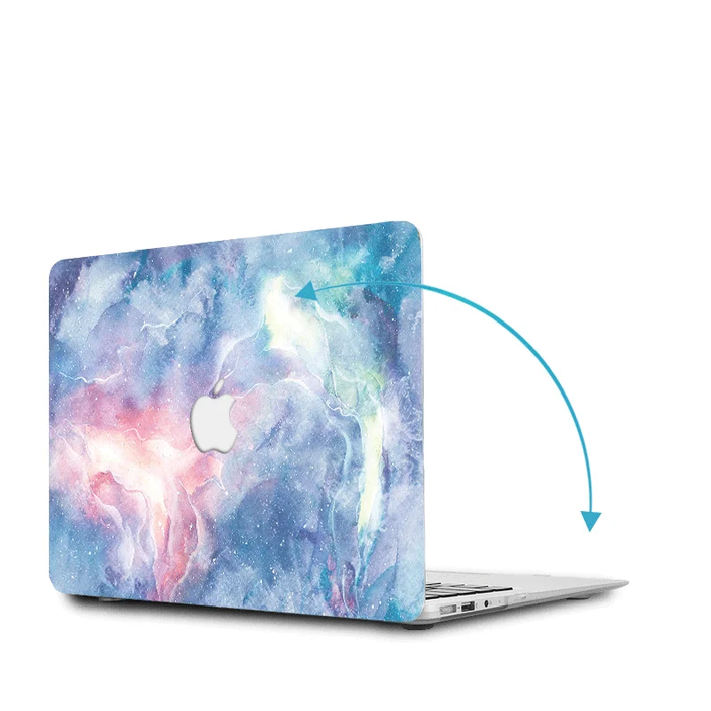 Мраморный чехол для ноутбука Macbook Pro 14 A2442 Air Retina 11 13 15 16 Жесткий Чехол Mac A2337 A2338 A1932