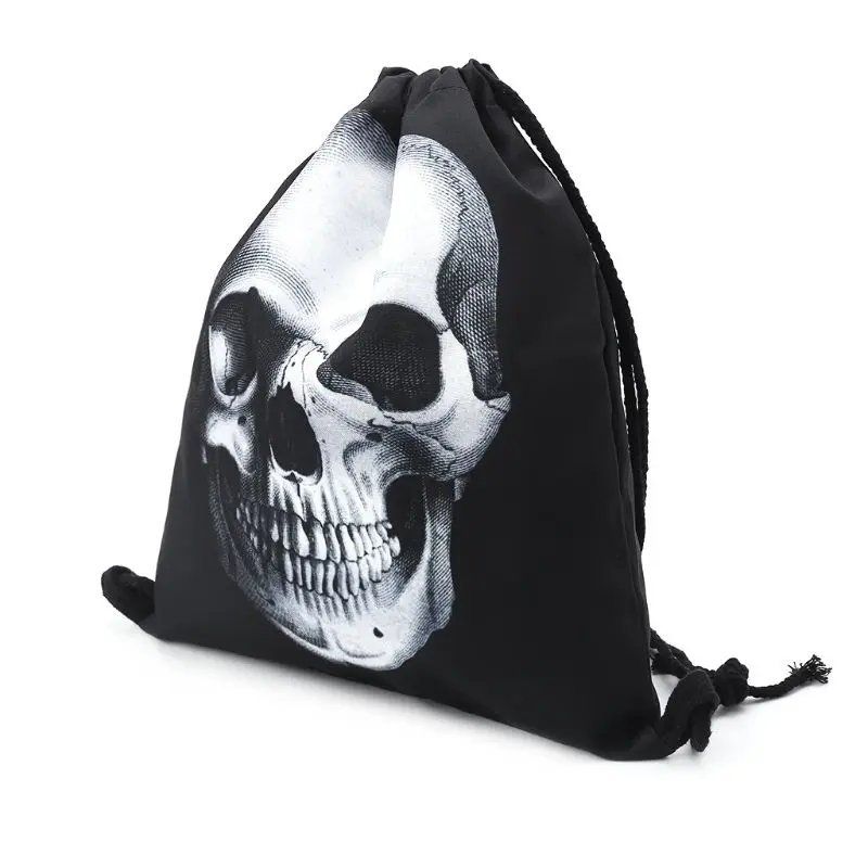

Unisex Waterproof String Drawstring Backpack 3D Print Gym School Shoe Bag