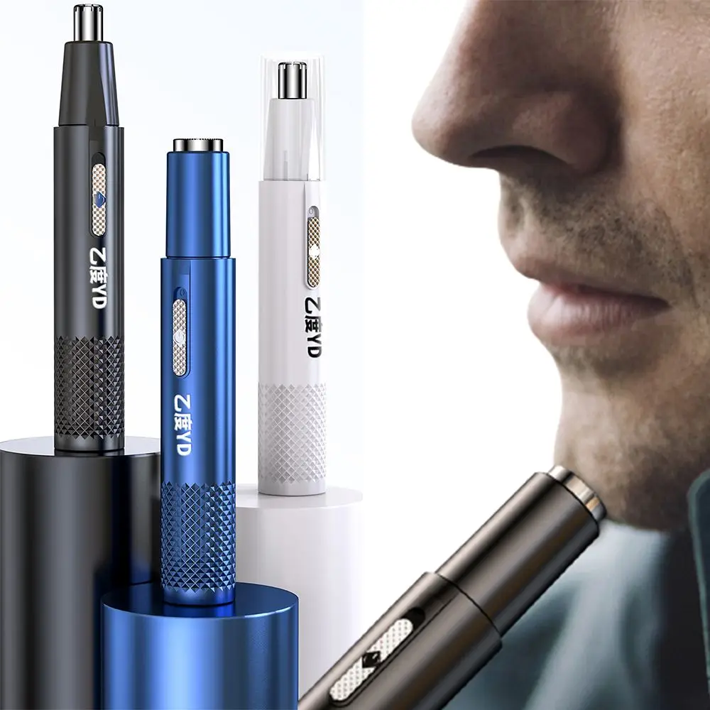 

Портативный безопасный перезаряжаемый триммер унисекс для волос в носу электрический триммер для бритья в носу ушах бритвенный инструмент...