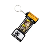 custom camera film roll keychain diy personalized 10pcs photo roll keychains with reel album wedding anniversary lovers gift