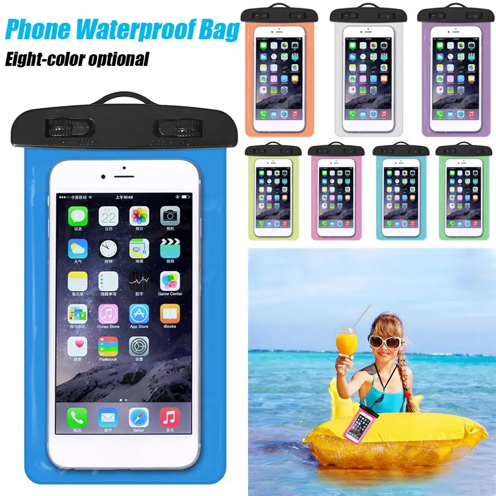 Водонепроницаемый мобильный телефон сумка Подводный плавательный защитный