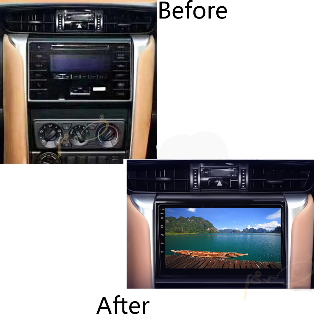 Android 8 1 автомобильный проигрыватель с радио и GPS Navi для Toyota Fortuner SW4 2015 + авторадио