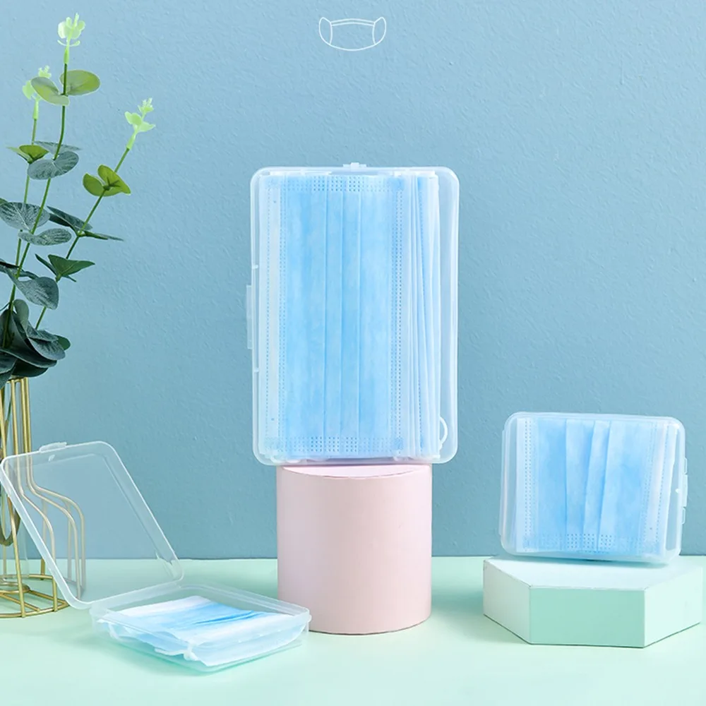 

Cartoon Mask Cover Bag Portable Facemask Holder Face Mask Storage Box Save Mask Case Portable Travel Storage Organizer For Home