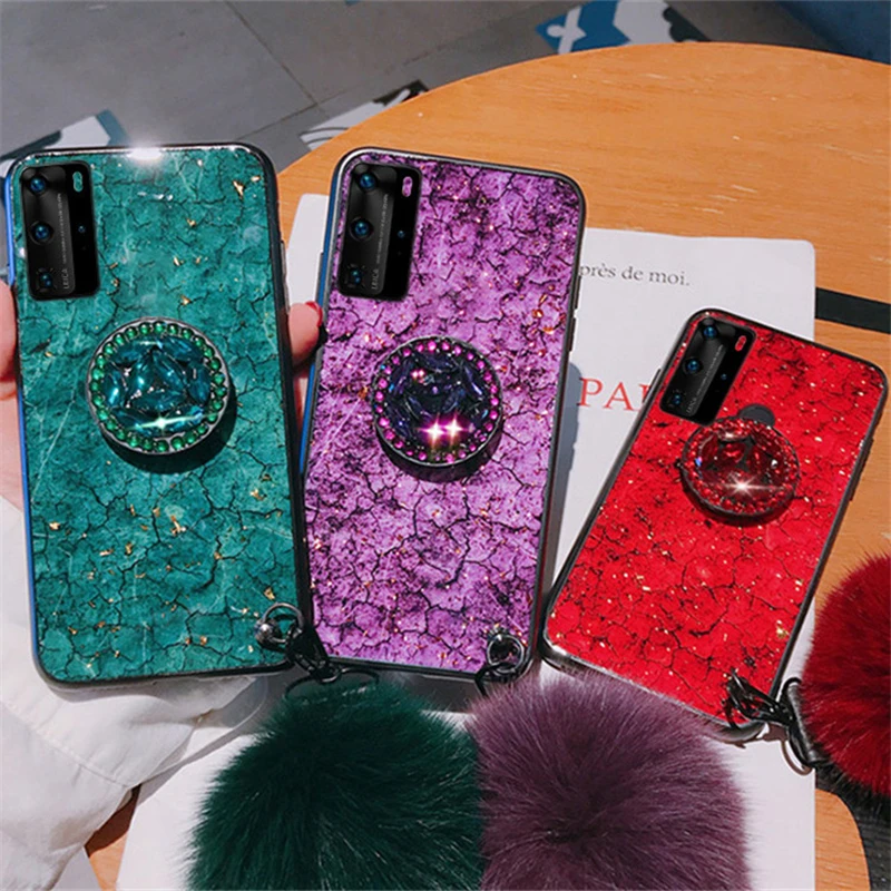 Роскошный блестящий чехол с бриллиантами для Oppo Find X2 Neo X3 Lite RENO 2Z 3 4 5 6 Pro мягкий