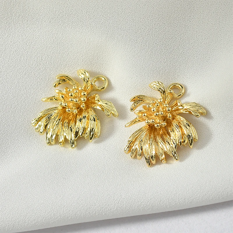 Сплав Хризантема серьги-ромашки ожерелье браслет кулон части DIY орнамент