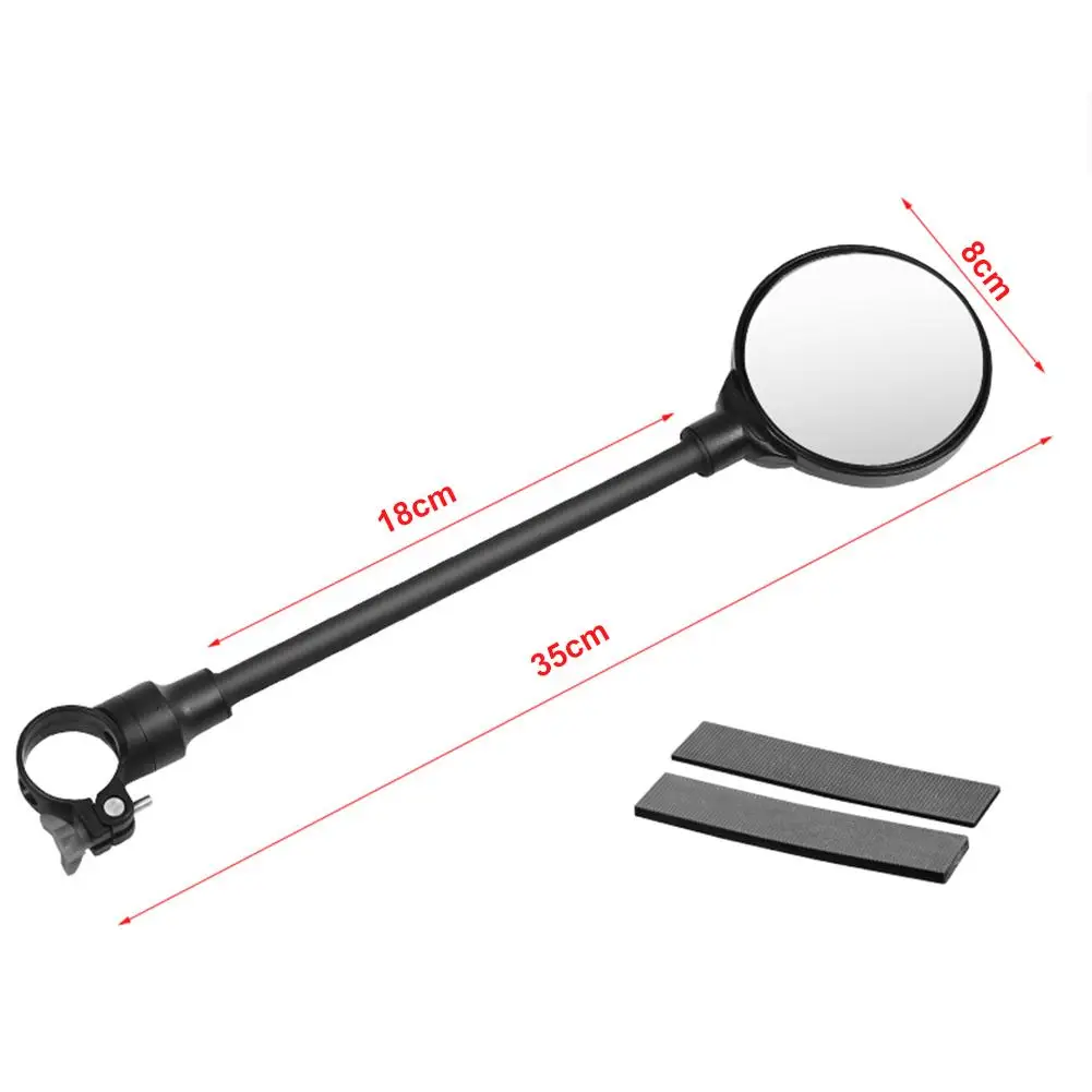 

360 Degrees Adjustable Bike Rearview Mirror Stereotype No Shaking Free Adjustment Position Cycling Bicycle Handlebar Flexible