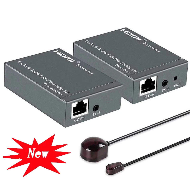 Удлинитель HDMI через Cat 5e 6 CAT6 RJ45 1080P 60 м | Электроника
