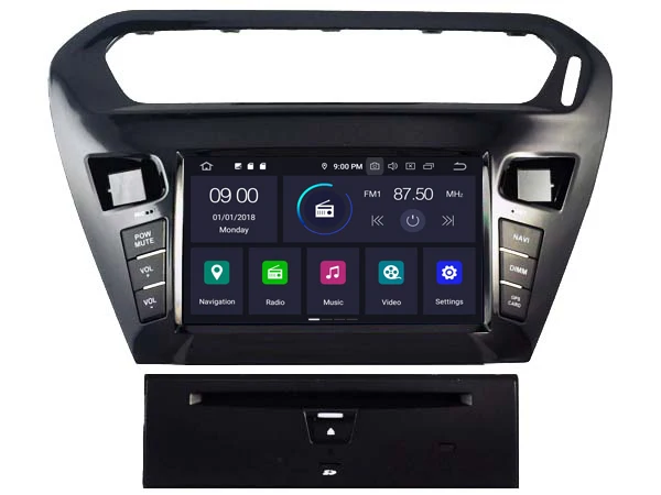 Автомобильный DVD плеер WITSON Универсальный на Android 10 0 для CITROEN ELYSEE/PEUGEOT 301 4 Гб 64