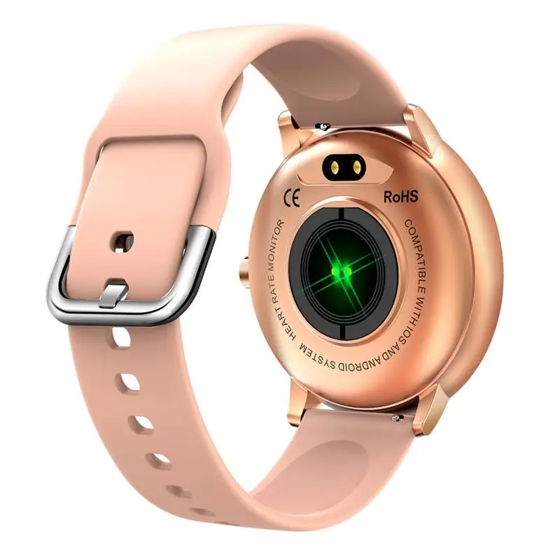 

IP68 Smart Watch Super Slim Screen Blood Pressure Monitor Sport Tracker Pedometer Waterproof Smartwatch For IOS Android Phone