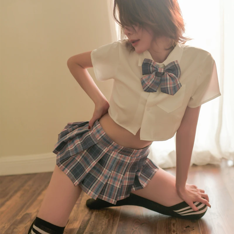 Erotic Lingerie Sexy Costumes Cosplay Women Student Uniform Temptation Exotic Underwear Set Babydoll School Girls Miniskirt 2021 |