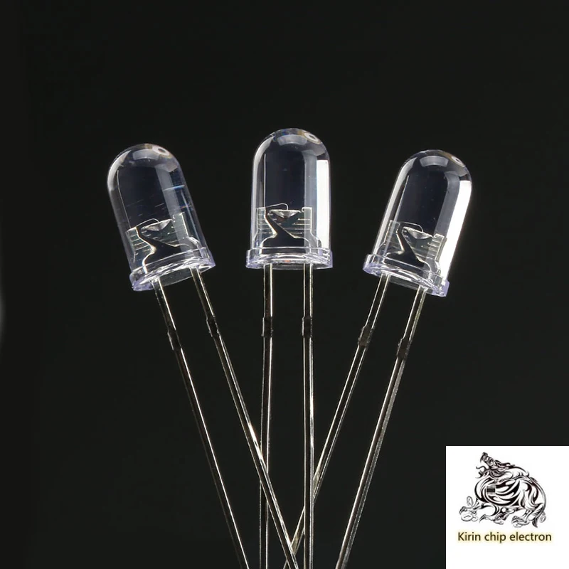 

200pcs / lot 5mm red blue double flash LED red blue double color self Flash LED short leg