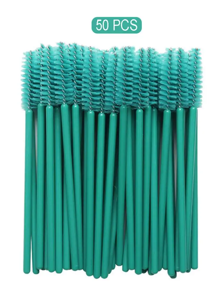 50 шт./компл. одноразовые кисти для наращивания ресниц кисть бровей тушь