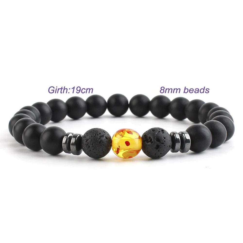 

New Yoga Bracelet Men's Women's Elastic Rope Natural Stone Energy Jewelry Couple Bangle Health Care Handmade Beaded