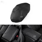Стайлинг автомобиля, внутренний подлокотник из микрофибры и кожи с центральным управлением, обшивка для Nissan X-Trail Rogue 2014 - 2019 2020, черный