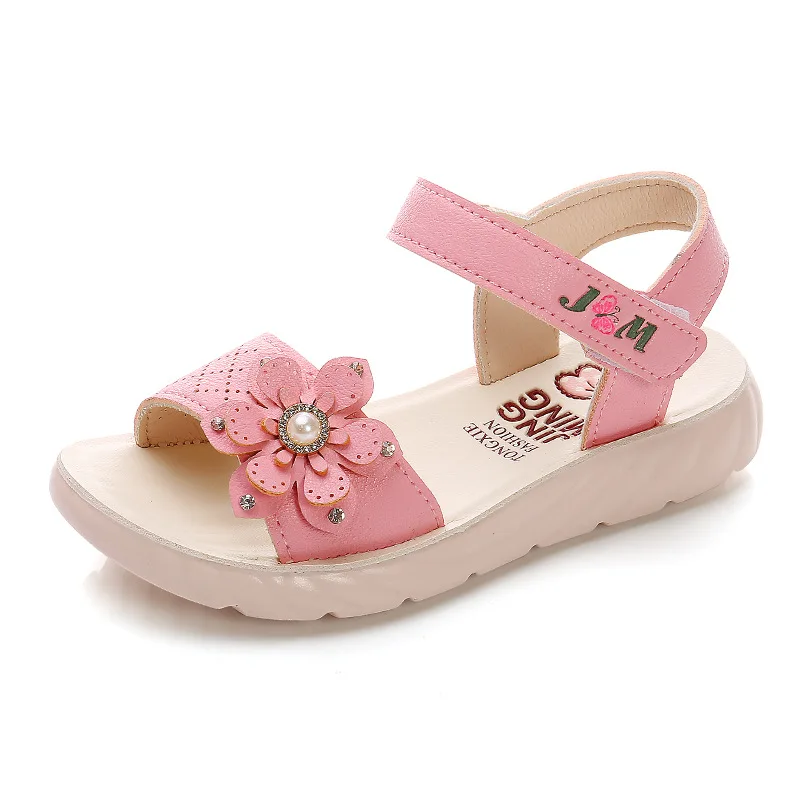 

Flower Children's Sandals Toddler Girl Shoes Summer Kids Sandal Girls School Shoes Baby Beach Shoes Zapatos Para Nena ks589