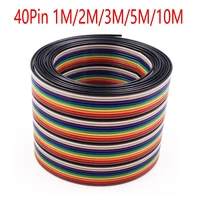 234510meters dupont line 40pin 1 4mm jumper wire dupont cable 40 way pin for arduino fc connector pcb diy kit