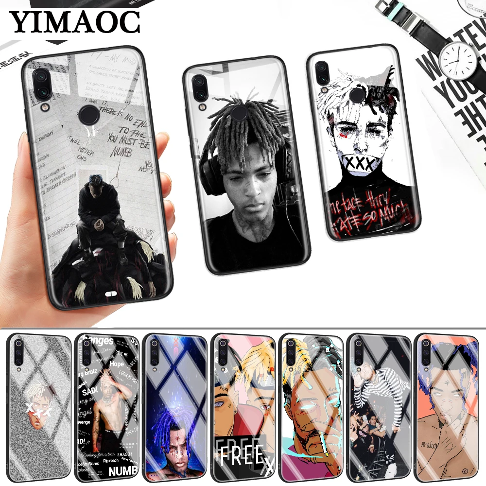 Hip-hop XXX Tenta Cion Cute Glass Case for Xiaomi 8 Lite 9 A1 A2 5X 6X F1 Redmi 4X 6A Note 5 6 7 Pro |