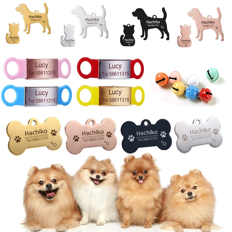[Отправка животных] Бесплатная гравировка идентификационная бирка для домашних