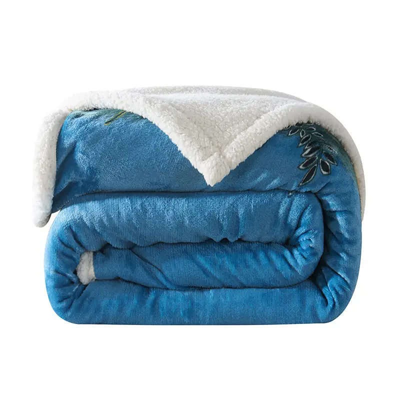Флисовое утяжеленное одеяло для взрослых и детей Фланелевое покрывало зимние