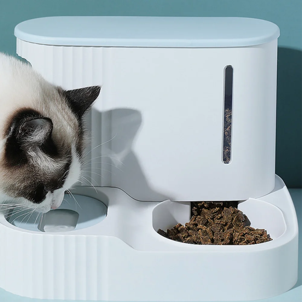 

Automatic Pet Feeder and Water Dispenser Self Dispensing Gravity Feeder