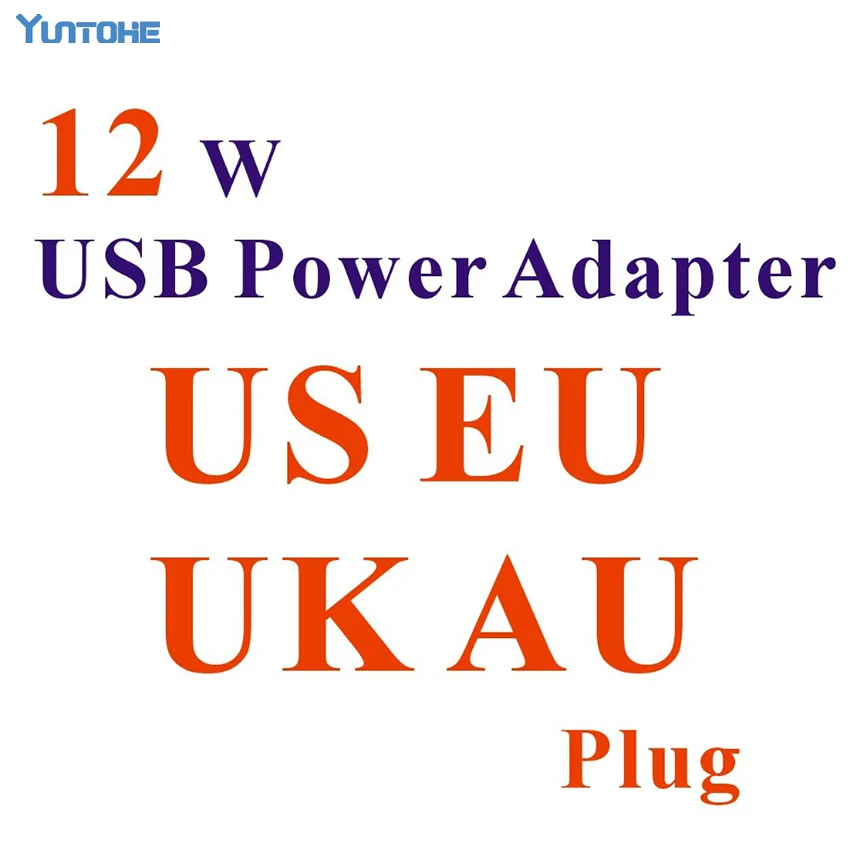 100 шт./лот * Реальный 2.4A 12W US AU UK вилкой ЕС AC настенное зарядное устройство Usb