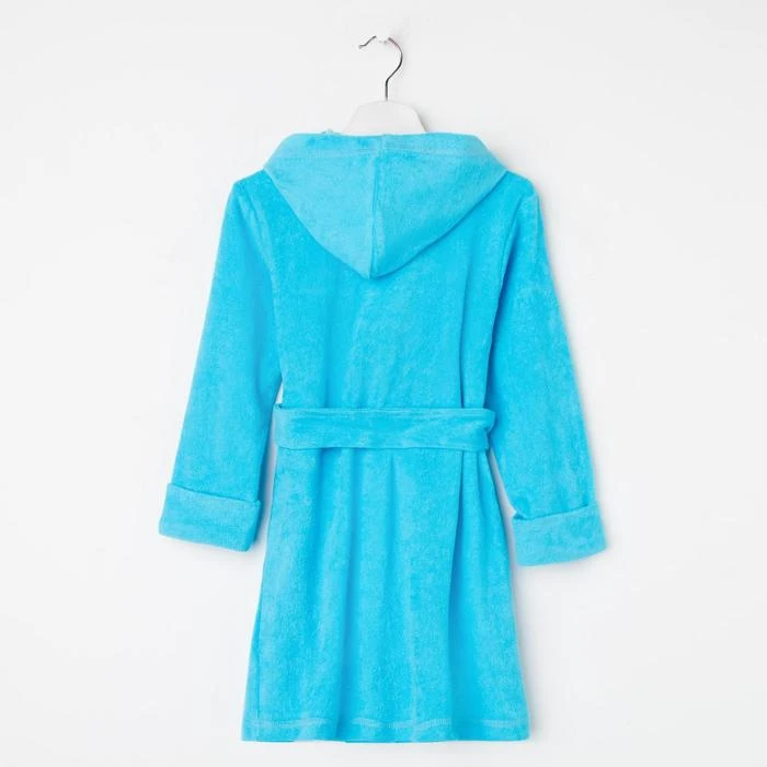 Халат для мальчика цвет светло-голубой/динозавр рост 104 см | Мать и ребенок