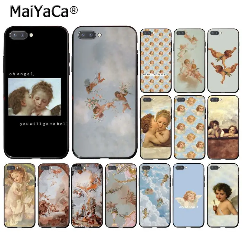 MaiYaCa винтажный рисунок Райский ангел чехол для телефона Huawei Honor 8X 9 10 20 Lite 7A 5A 7C 10i 8C