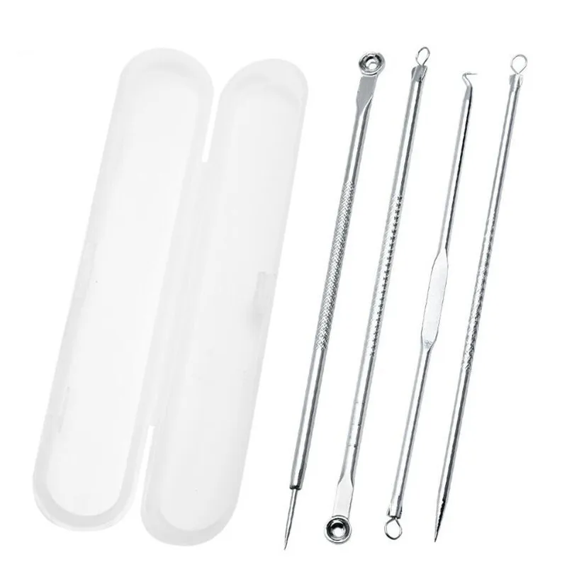 Набор для удаления чёрных точек прыщей из нержавеющей стали 4 шт./компл. |