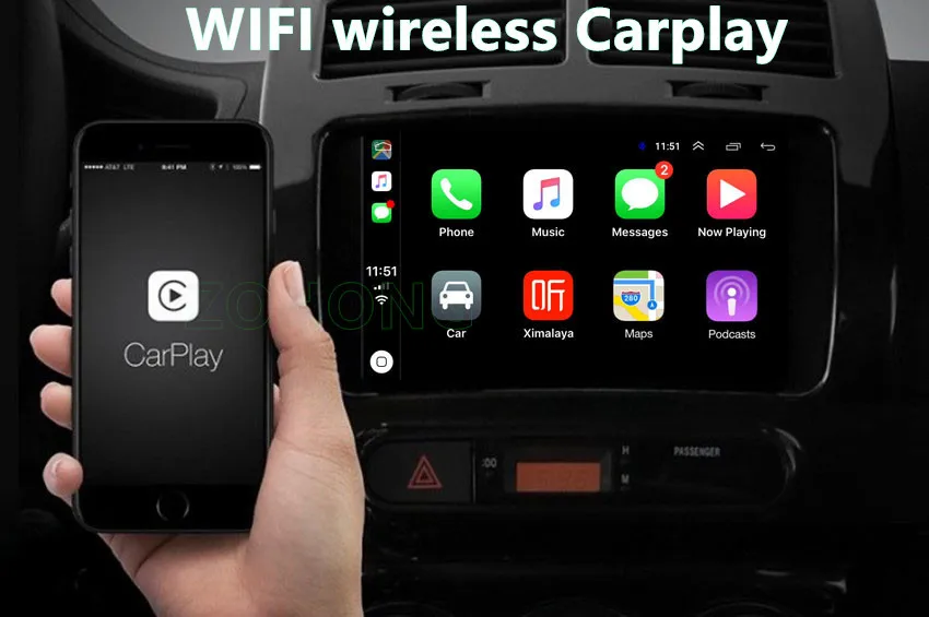 Беспроводной Smart Link Apple Внешний порт Carplay для андроид мультимедийный проигрыватель gps навигация USB Carplay палка с Android авто радио