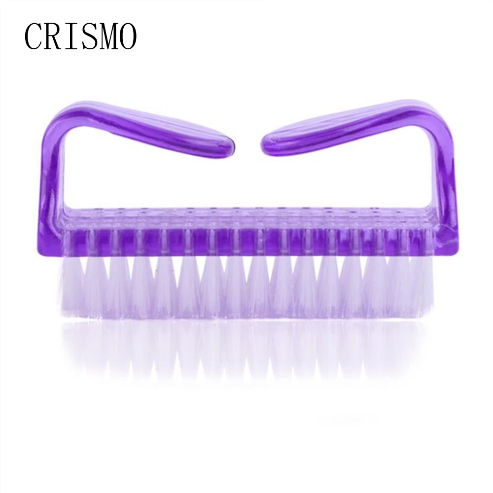 CRISMO Чистящая щетка для ногтей инструмент маникюра педикюра мягкое удаление пыли