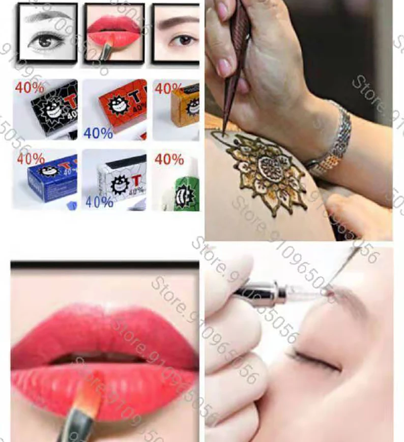 

TKTX 40% 25 to 35 PCS red makeup eyebrow tattoo care lips pain 10 g