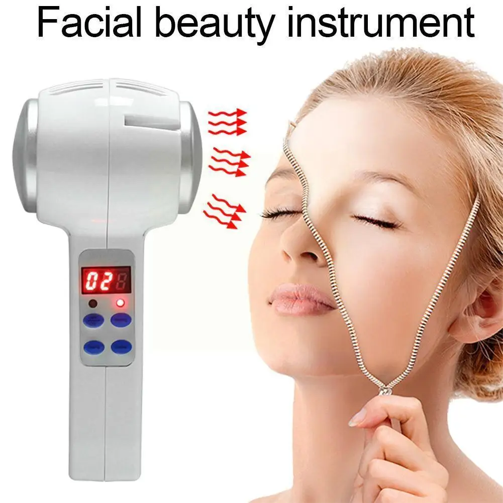 

Face Care Device Hot Cold Hammer Cryotherapy Blue Photon Acne Massager Skin Lifting Rejuvenation Machine Beauty Trea L3e0