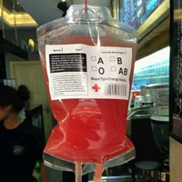 1020pcs 400ml blood bag for drinks reusable clear blood energy drink bag haunted party halloween decoration scary props