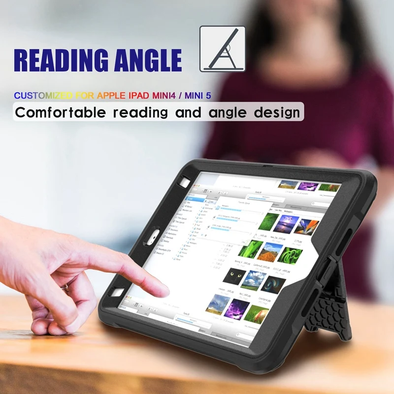 Чехол для iPad Mini 4 чехол планшетного ПК ударопрочный защитный из ТПУ с карманом