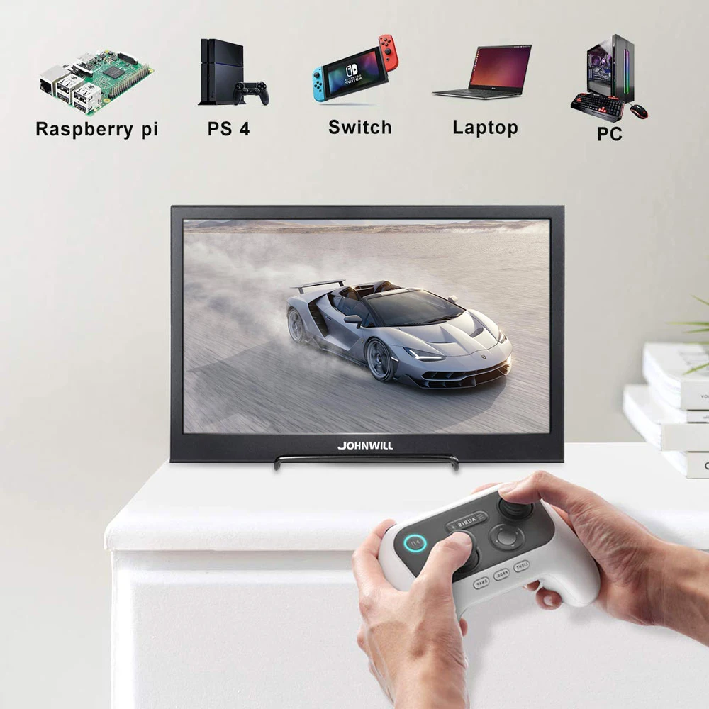 pc monitor 15 6″ touch portable monitor usb hdmi 1080p monitor gamer computer touch monitor for ps4 switch xbox one laptop phone free global s