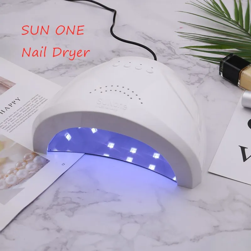 Солнце один Сушилка для ногтей 48 Вт Светодиодный УФ светильник Маникюрный